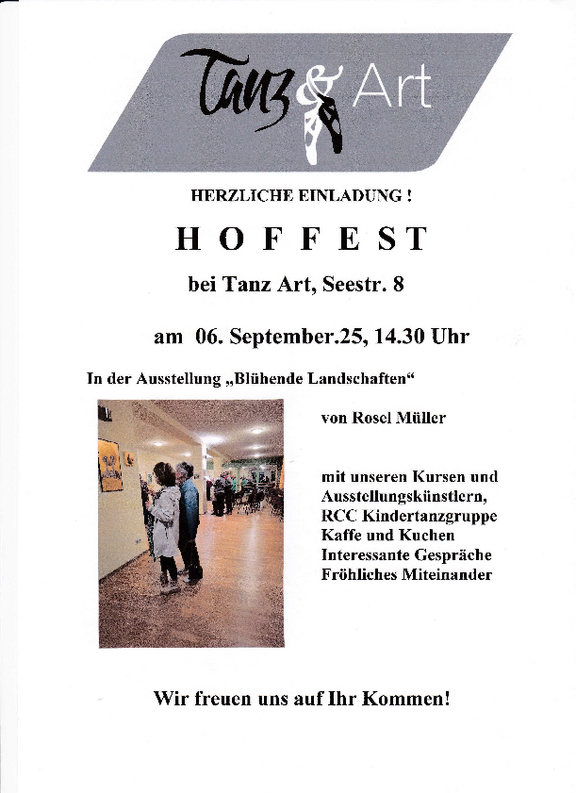Einladung Hoffest 2025